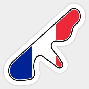 Circuit de Dijon-Prenois [flag] Sticker